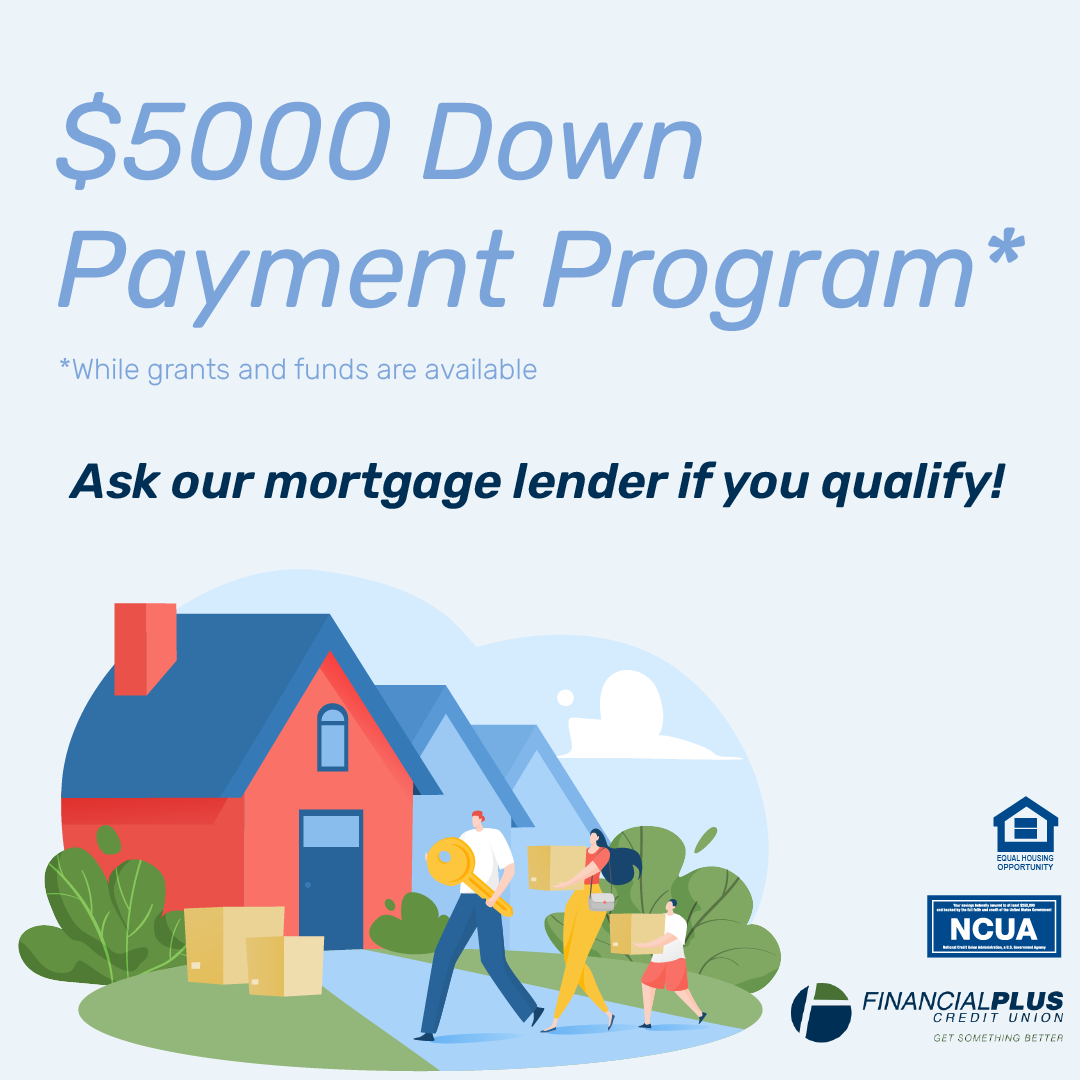 FirstTime Homebuyer Grant Financial Plus Credit Union